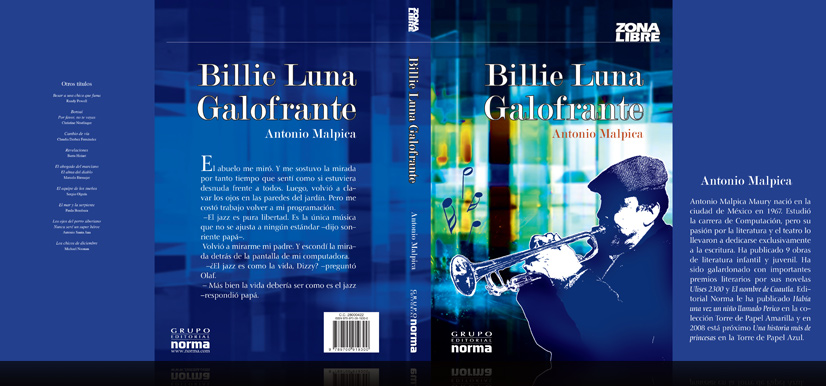 Portada de libro: Billie Luna Galofrante